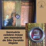 Santuário celebra missa em memória de São Geraldo Majela