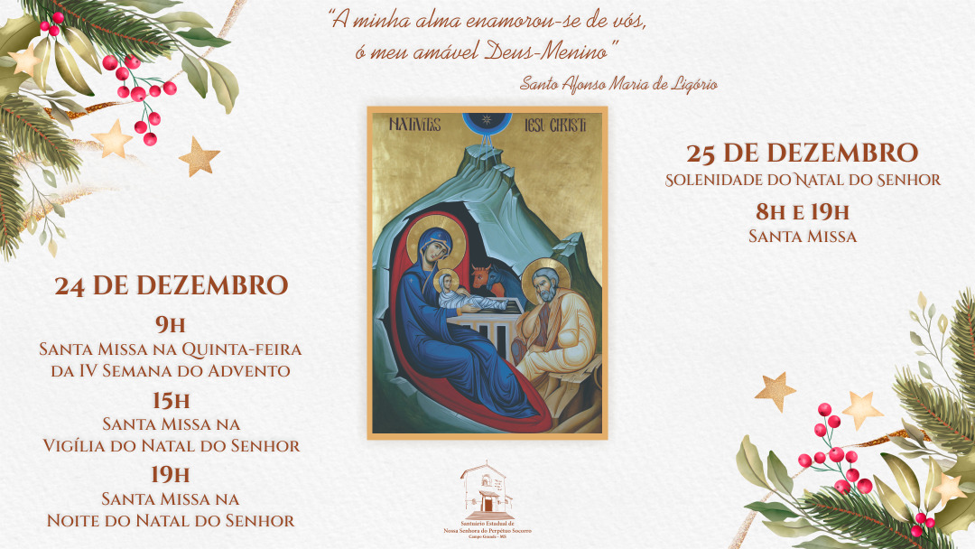 Missas de Natal « Santuário Nossa Senhora do Perpétuo Socorro - MS