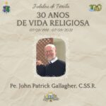 Pe. John Gallagher celebra o Jubileu de Pérola