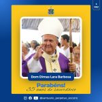 Santuário parabeniza Dom Dimas pelos 35 anos de sacerdócio!