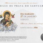 Primeiro dia Mariano do Jubileu de Prata do Santuário Estadual de Nossa Senhora do Perpétuo Socorro será no próximo sábado (27)