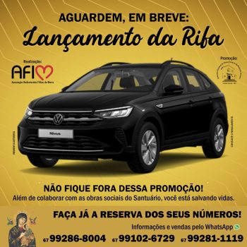 Santuário lança Rifa Solidária de um Carro 0km Nivus na próxima quarta-feira (1)